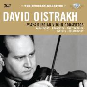 Okładka książki David Oistrakh plays Russian Violin Concertos