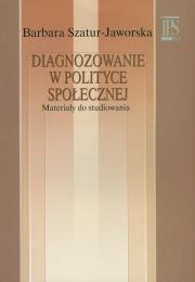 Okładka książki Diagnozowanie w polityce społecznej.