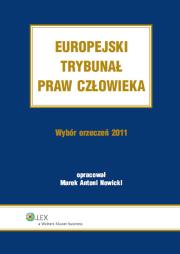 Okładka książki Europejski Trybunał Praw Człowieka