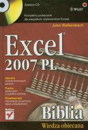 Excel 2007 PL Biblia. Autor: Walkenbach John. Dadada.pl Okładka książki Excel 2007 PL Biblia