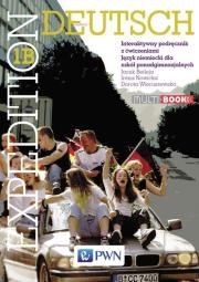 Expedition Deutsch 1B Multibook Interaktywny podręcznik z ćwiczeniami. Autor: Betleja Jacek, Irena Nowicka, Wieruszewska Dorota. Dadada.pl Okładka książki Expedition Deutsch 1B Multibook Interaktywny podręcznik z ćwiczeniami