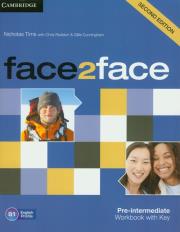 Face2face Pre-Intermediate Workbook with key. Autor: Tims Nicholas, Redston Chris, Cunningham Gillie. Dadada.pl Okładka książki Face2face Pre-Intermediate Workbook with key