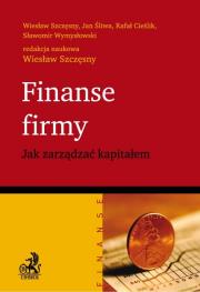 Okładka książki Finanse firmy Jak zarządzać kapitałem