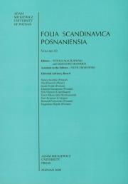 Opakowanie Folia Scandinavica Posnaniensia volume10
