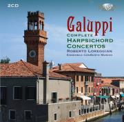Galuppi: Complete Harpsichord Concertos. Autor: Roberto Loreggian, Ensemble Conserto Musico. Dadada.pl Okładka książki Galuppi: Complete Harpsichord Concertos