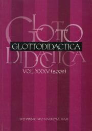 Opakowanie Glottodidactica vol. XXXV (2009)
