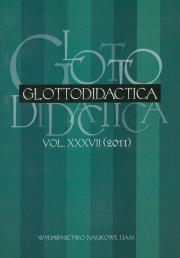 Opakowanie Glottodidactica vol. XXXVII (2011)