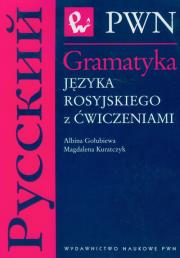 Gramatyka języka rosyjskiego z ćwiczeniami. Autor: Gołubiewa Albina, Kuratczyk Magdalena. Dadada.pl Okładka książki Gramatyka języka rosyjskiego z ćwiczeniami