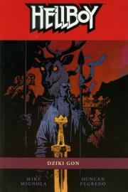 Hellboy. Dziki gon. Autor: Mignola Mike. Dadada.pl Okładka książki Hellboy. Dziki gon