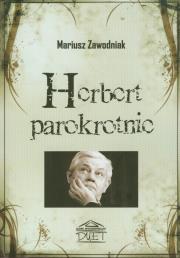 Herbert parokrotnie. Autor: Zawodniak Mariusz. Dadada.pl Okładka książki Herbert parokrotnie