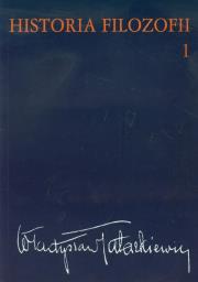 Okładka książki Historia filozofii tom 1