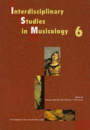 Opakowanie Interdisciplinary Studies in Musicology 6