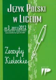 Opakowanie Język Polski w Liceum nr 3 2011/2012 Zeszyty Kieleckie