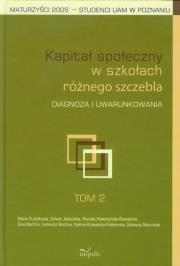 Kapitał społeczny w szkołach różnego szczebla tom 2. Autor: Praca zbiorowa. Dadada.pl Okładka książki Kapitał społeczny w szkołach różnego szczebla tom 2