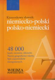 Okładka książki Kieszonkowy słownik niemiecko polski polsko niemiecki