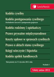 Opakowanie Kodeks cywilny Kodeks postępowania cywilnego Kodeks rodzinny i opiekuńczy Prawo prywatne międzynarodowe