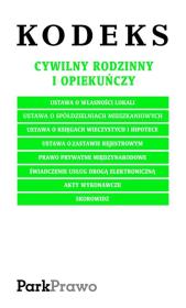 Okładka książki Kodeks cywilny, rodzinny i opiekuńczy