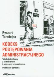 Okładka książki Kodeks postępowania administracyjnego