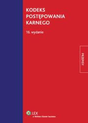 Okładka książki Kodeks postępowania karnego
