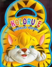 Koloruję według wzoru - Kot. Autor: praca zbiorowa. Dadada.pl Okładka książki Koloruję według wzoru - Kot