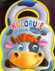 Koloruję według wzoru - Krowa. Autor: praca zbiorowa. Dadada.pl Okładka książki Koloruję według wzoru - Krowa