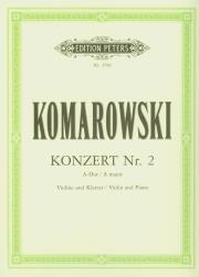 Konzert Nr. 2 A-Dur. Autor: Komarowski Anatoli. Dadada.pl Okładka książki Konzert Nr. 2 A-Dur