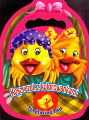 Okładka książki Koszyczek z kolorowankami - Kurczaczki