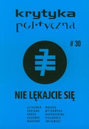 Opakowanie Krytyka polityczna 30 Nie lękajcie się