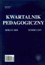 Okładka książki Kwartalnik pedagogiczny nr 3/2010