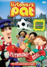 Listonosz Pat/Futbolowy szał. Autor: John Cunliffe, Chris Allen, George Tarry. Dadada.pl Okładka książki Listonosz Pat/Futbolowy szał
