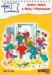 Logico Primo Jeden dzień z Anią i Piotrusiem. Autor: Fischer Doris. Dadada.pl Okładka książki Logico Primo Jeden dzień z Anią i Piotrusiem