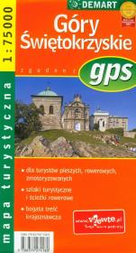 Mapa Turs. Góry Świętokrzyskie DEMART. Autor: Opracowanie zbiorowe. Dadada.pl Okładka książki Mapa Turs. Góry Świętokrzyskie DEMART