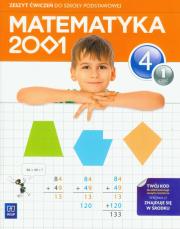 Matematyka SP 2001  4/1 ćw  w.2012 WSiP. Autor: Chodnicki Jerzy, Dąbrowski Mirosław, Pfeiffer Agnieszka. Dadada.pl Okładka książki Matematyka SP 2001  4/1 ćw  w.2012 WSiP