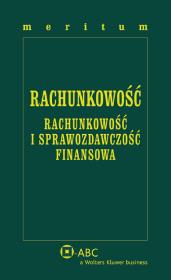 Meritum Rachunkowość. Autor: Ewa Walińska (redaktor merytoryczny). Dadada.pl Okładka książki Meritum Rachunkowość