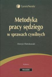 Metodyka pracy sędziego w sprawach cywilnych. Autor: Pietrzkowski Henryk. Dadada.pl Okładka książki Metodyka pracy sędziego w sprawach cywilnych