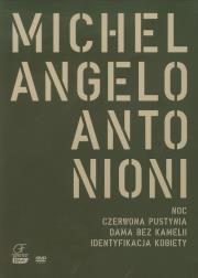 Michelangelo Antonioni Kolekcja 4 filmów. Autor: Ennio Flaiano, Michelangelo Antonioni, Giorgio Gaslini, Suso Cecchi d'Amico, Gerard Brach. Dadada.pl Okładka książki Michelangelo Antonioni Kolekcja 4 filmów