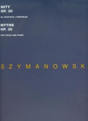 Okładka książki Mity op 30 na skrzypce i fortepian