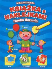 Okładka książki Moja pierwsza książka z naklejkami Nauka liczenia