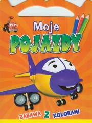 Okładka książki Moje pojazdy - pomarańczowa