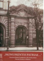 Okładka książki Monumentis patriae