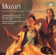 Mozart: Eine kleine Nachtmusik, Posthorn Serenade. Autor: Symphonieorchester des Bayernischen Rundfunks, Colin Davis. Dadada.pl Okładka książki Mozart: Eine kleine Nachtmusik, Posthorn Serenade