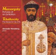 Mussorgsky: Pictures at an Exhibition / Tchaikovsky: The Seasons Op. 37b. Autor: Alexander Warenberg. Dadada.pl Okładka książki Mussorgsky: Pictures at an Exhibition / Tchaikovsky: The Seasons Op. 37b