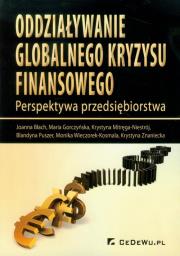Okładka książki Oddziaływanie globalnego kryzysu finansowego