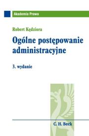 Okładka książki Ogólne postępowanie administracyjne