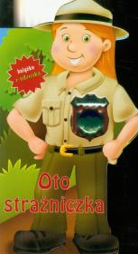 Okładka książki Oto strażniczka. Książka z odznaką