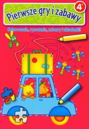Okładka książki Pierwsze gry i zabawy 4+ rózowa