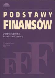 Podstawy finansów. Autor: Korenik Dorota, Korenik Stanisław. Dadada.pl Okładka książki Podstawy finansów