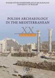 Okładka książki Polish Archaeology in the Mediterranean, vol. XX. Research 2008