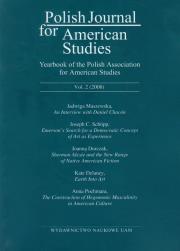 Opakowanie Polish Journal for American Studies vol. 2 (2008)