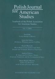 Opakowanie Polish Journal for American Studies vol. 3 (2009)